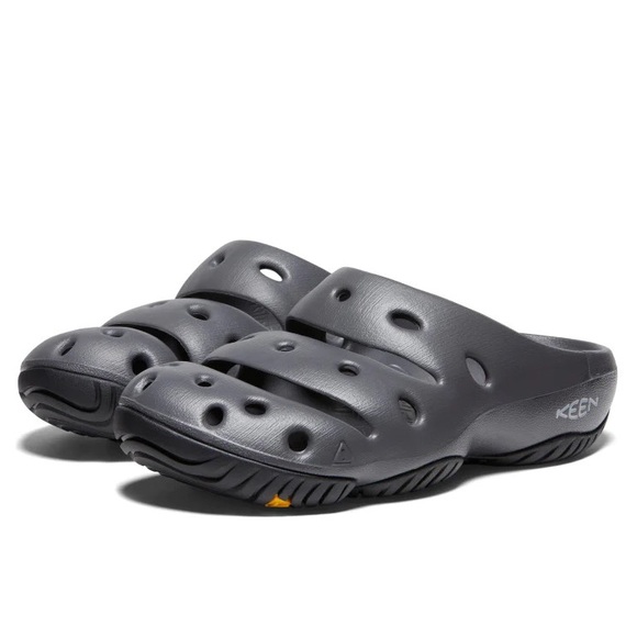 KEEN men's magnetic black Yogui slip on clog shoes 14 - Picture 1 of 12